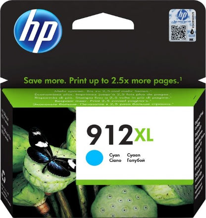 HP 3YL81AE/912XL Ink cartridge cyan high-capacity, 825 pages 9.9ml for HP OJ Pro 8010/e/8020