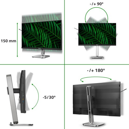 Philips 5000 series 27B2G5601/00 computer monitor 68.6 cm (27") 2560 x 1440 pixels Quad HD LCD Black