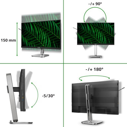 Philips 5000 series 27B2G5601/00 computer monitor 68.6 cm (27") 2560 x 1440 pixels Quad HD LCD Black