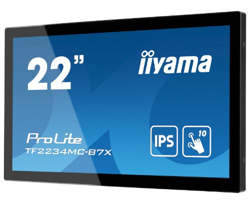 iiyama ProLite TF2234MC-B7X computer monitor 54.6 cm (21.5") 1920 x 1080 pixels Full HD LED Touchscreen Multi-user Black
