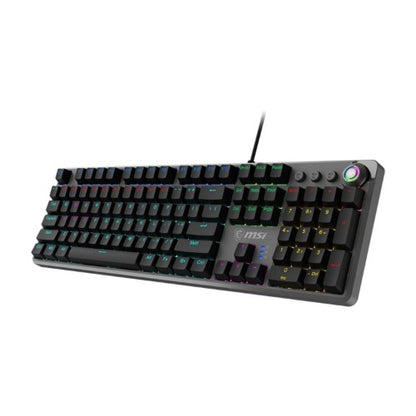 MSI FORGE GK310 RED UK keyboard Gaming USB QWERTY UK International Black