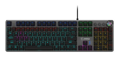 MSI FORGE GK310 RED UK keyboard Gaming USB QWERTY UK International Black