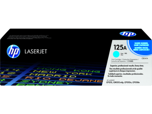 HP CB541A/125A Toner cartridge cyan, 1.4K pages ISO/IEC 19798 for HP CLJ CP 1210
