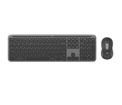 Logitech 920-012490 keyboard Mouse included Office RF Wireless + Bluetooth QWERTY US International Graphite