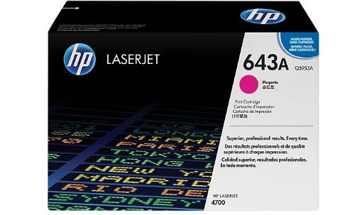 HP 643A toner cartridge 1 pc(s) Original Magenta