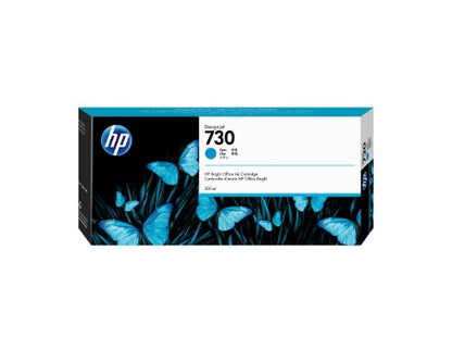 HP P2V68A/730 Ink cartridge cyan 300ml for HP DesignJet T 1600/1700/940