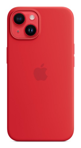 Apple iPhone 14 Silicone Case with MagSafe - (PRODUCT)RED