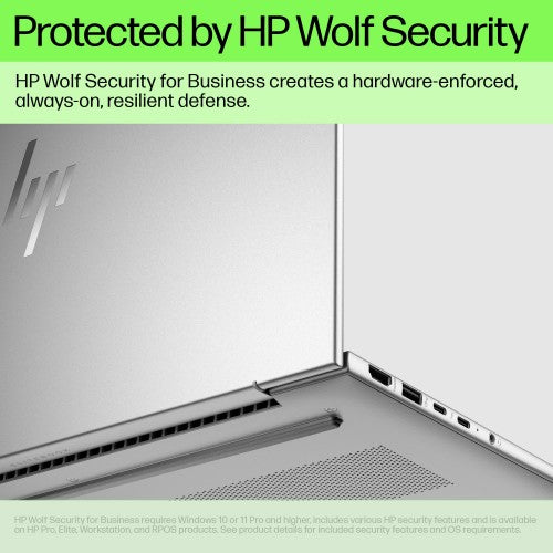 HP EliteBook 640 G11 Intel Core Ultra 7 155H Laptop 35.6 cm (14") WUXGA 32 GB DDR5-SDRAM 1 TB SSD Wi-Fi 6E (802.11ax) Windows 11 Pro AI PC Silver