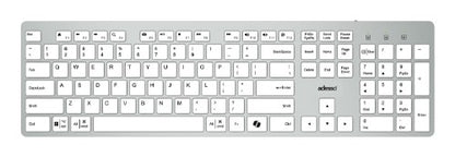 Adesso AKB-730UW keyboard Home/Office USB QWERTY UK International White