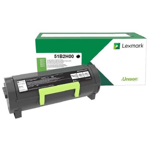 Lexmark 51B2H00 Toner-kit high-capacity return program, 8.5K pages ISO/IEC 19752 for Lexmark MS 417/517