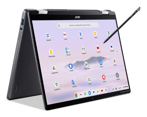 Acer Chromebook Enterprise Spin 714 CPE794-1N Intel Core Ultra 5 115U 35.6 cm (14") Touchscreen WUXGA 8 GB LPDDR5-SDRAM 256 GB SSD Wi-Fi 6E (802.11ax) ChromeOS Grey