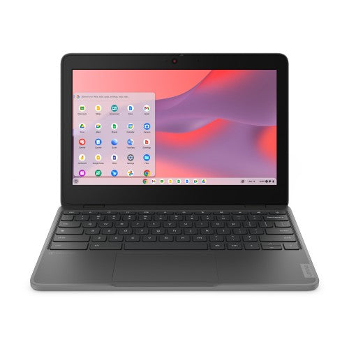 Lenovo 100e Chromebook Gen 4 MediaTek Kompanio 528 29.5 cm (11.6") HD 8 GB LPDDR4x-SDRAM 64 GB eMMC Wi-Fi 6 (802.11ax) ChromeOS English Grey