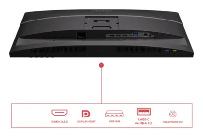 AOC E4 U27E4CV computer monitor 68.6 cm (27") 3840 x 2160 pixels 4K Ultra HD LED Black