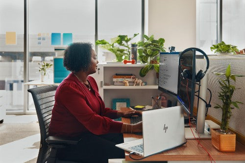 HP Poly Blackwire 3325 Stereo Microsoft Teams Certified USB-C Headset +3.5mm Plug +USB-C/A Adapter