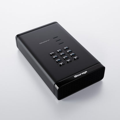 iStorage diskAshur DT³ HDD 2TB | Secure Portable Desktop Drive |FIPS 140-3 Level 3 pending| AES-XTS 256-bit Hardware Encryption | Common Criteria EAL5+ (Hardware Certified) | PIN protected | OS & Platform Independent |GDPR, TAA Compliant|Brute force hack