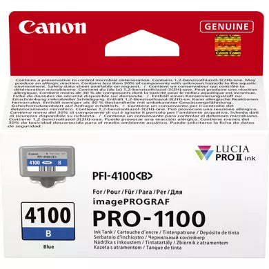 Canon 6786C001/PFI-4100B Ink cartridge blue 80ml for Canon IPF PRO-1100