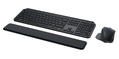 Logitech Master MX Keys Combo for Bussiness keyboard Mouse included Office RF Wireless + Bluetooth AZERTY French Graphite