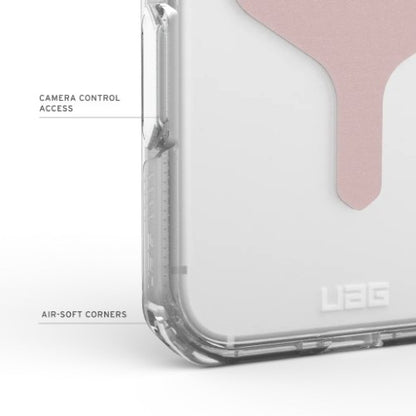 Urban Armor Gear Plyo mobile phone case 17.5 cm (6.9") Cover Rose gold, Transparent