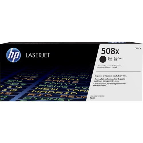 HP CF360X/508X Toner cartridge black, 12.5K pages ISO/IEC 19798 for HP CLJ M 552/E 55040