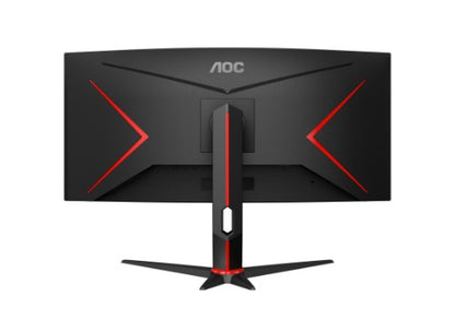 AOC G2 CU34G2XP computer monitor 86.4 cm (34") 3440 x 1440 pixels UltraWide Quad HD LED Black, Red