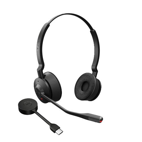 Jabra ENGAGE 55 UC STEREO Headset Wireless Head-band Office/Call center Black