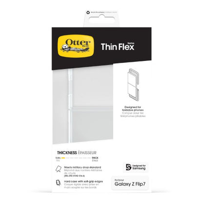 OtterBox Thin Flex Series for Samsung Galaxy Z Flip7, transparent