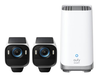 Eufy eufyCam S3 Pro 2-Cam Kit Bullet IP security camera Outdoor 3840 x 2160 pixels Wall