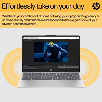 HP 15-fc0045na AMD Ryzen™ 3 7320U Laptop 39.6 cm (15.6") Full HD 8 GB LPDDR5-SDRAM 256 GB SSD Wi-Fi 6 (802.11ax) Windows 11 Home Black