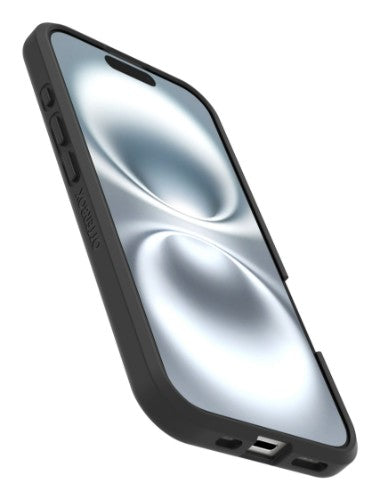 OtterBox React Series for MagSafe for Apple iPhone 16, Black Crystal