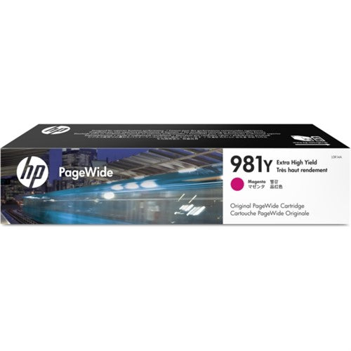 HP L0R14A/981Y Ink cartridge magenta, 16K pages ISO/IEC 19798 183ml for HP PageWide E 58650/556