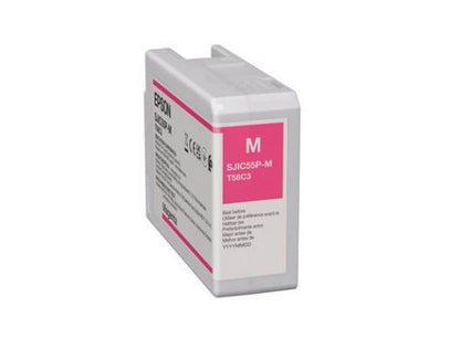 Epson C13T58C340/SJI-C-55-M Ink cartridge magenta 80ml for Epson ColorWorks D 6000