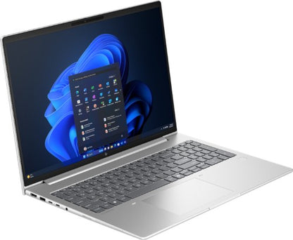 HP EliteBook 6 G1i AI Intel Core Ultra 7 255U Laptop 40.6 cm (16") WUXGA 16 GB DDR5-SDRAM 512 GB SSD Wi-Fi 6E (802.11ax) Windows 11 Pro AI PC Silver