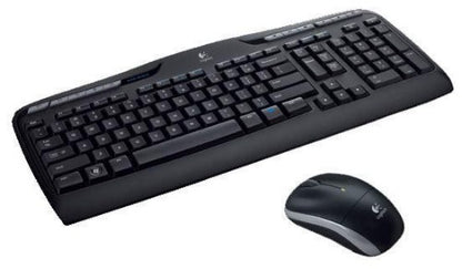 Logitech Wireless Combo MK330 keyboard Mouse included Office USB QWERTZ German Black