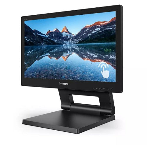 Philips 162B9T/00 computer monitor 39.6 cm (15.6") 1366 x 768 pixels HD LCD Touchscreen Black