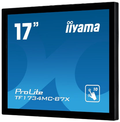 iiyama TF1734MC-B7X computer monitor 43.2 cm (17") 1280 x 1024 pixels SXGA LED Touchscreen Black