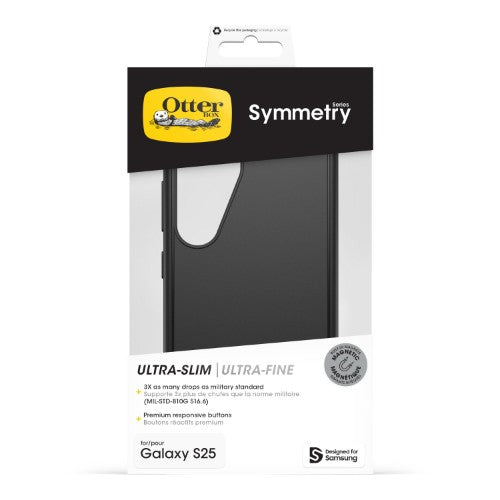 OtterBox Symmetry Series with Magnets for Samsung Galaxy S25, Black