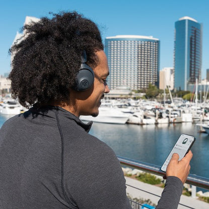 JLab Go Lux ANC Headset Wireless Head-band Calls/Music USB Type-C Bluetooth Graphite