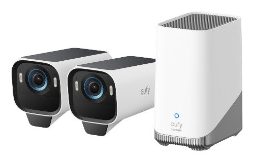 Eufy eufyCam S3 Pro 2-Cam Kit Bullet IP security camera Outdoor 3840 x 2160 pixels Wall