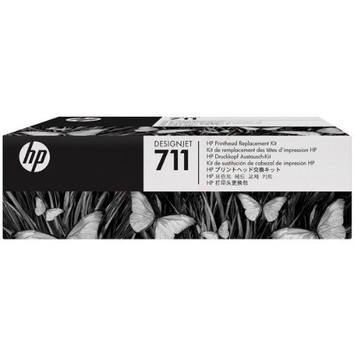 HP C1Q10A/711 Printhead + Ink cartridge Bk,C,M,Y 48ml Pack=4 for HP DesignJet T 520