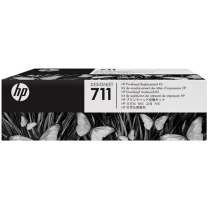 HP C1Q10A/711 Printhead + Ink cartridge Bk,C,M,Y 48ml Pack=4 for HP DesignJet T 520