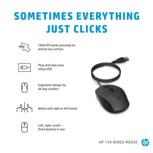 HP 150 Wired Mouse