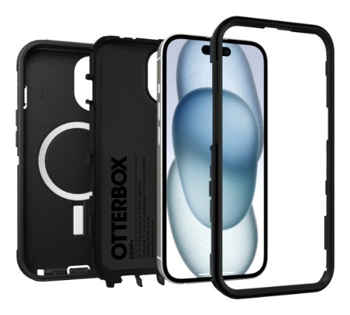 OtterBox Defender Series for MagSafe for Apple iPhone 16e/15/14/13, black