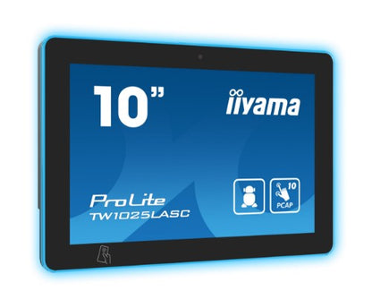 iiyama TW1025LASC-B1PNR computer monitor 25.6 cm (10.1") 1280 x 800 pixels LED Touchscreen