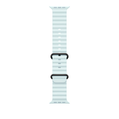 Apple 49mm Ice Blue Ocean Band - Black Titanium Finish
