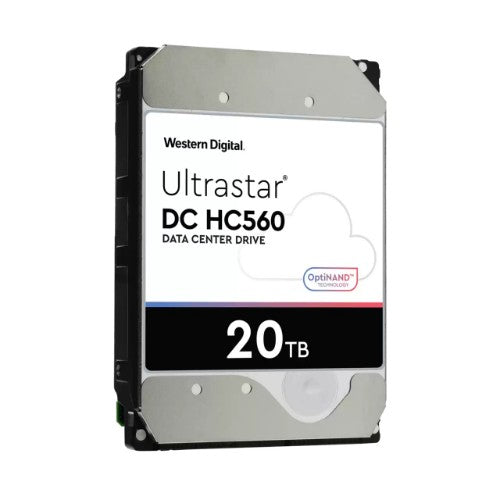 Western Digital Ultrastar DC HC560 internal hard drive 20 TB 7200 RPM 512 MB 3.5" SAS / Serial ATA II