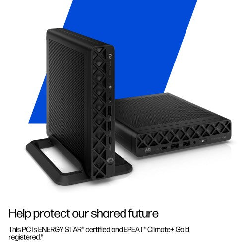 HP EliteDesk 8 G1a Next Gen AI PC Wolf Pro Security Edition Copilot+ PC AMD Ryzen AI 5 340 32 GB DDR5-SDRAM 1 TB SSD Windows 11 Pro Mini PC Black