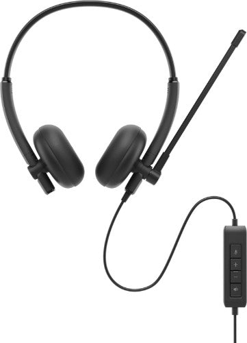 DELL WH125 Headset Wired Head-band Calls/Music USB Type-A Black