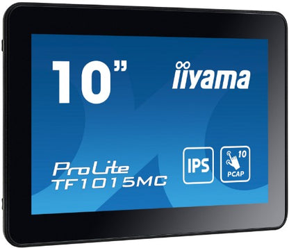 iiyama TF1015MC-B3 computer monitor 25.6 cm (10.1") 1280 x 800 pixels HD LED Touchscreen Black