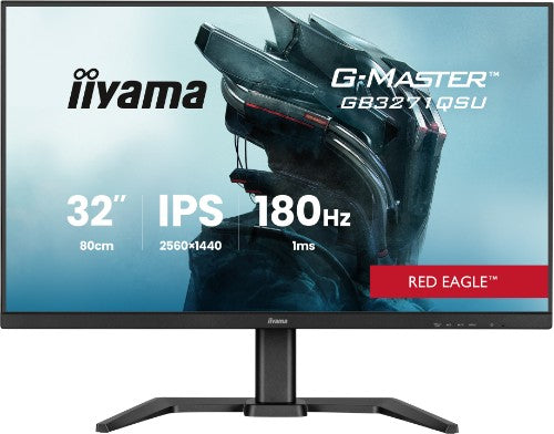 iiyama GB3271QSU-B2 computer monitor 80 cm (31.5") 2560 x 1440 pixels Quad HD LED Black