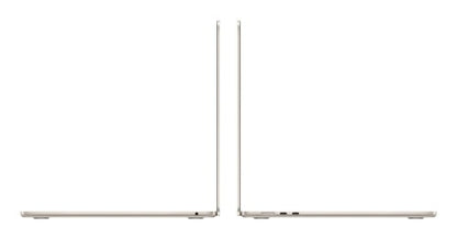 Apple MacBook Air Apple M M3 Laptop 38.9 cm (15.3") 8 GB 512 GB SSD Wi-Fi 6E (802.11ax) macOS Sonoma Beige